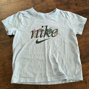 Nike Floral Logo Tee – Size Small